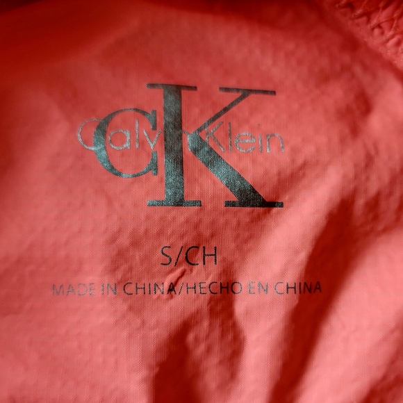 Calvin Klein Coral and Black Jacket - Picture 4 of 5